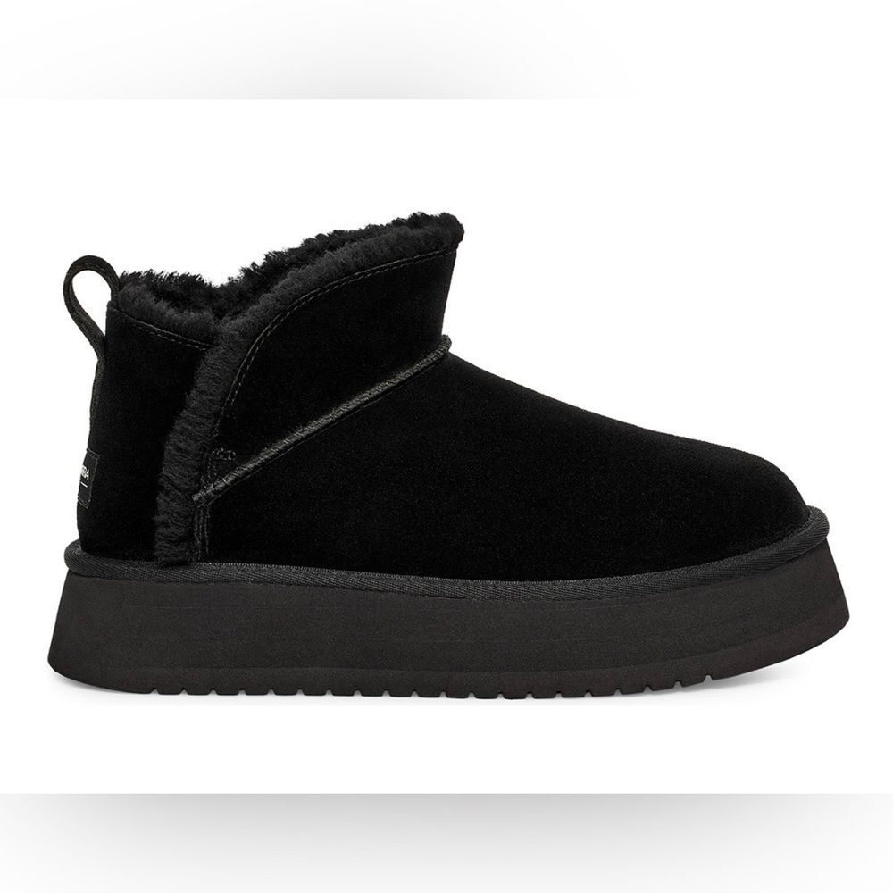Koolaburra by UGG Suede Platform Ultra Mini Boots Size 8